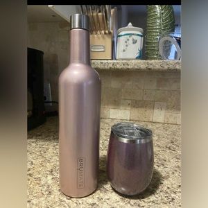 Brumate water bottle holder and wine glass